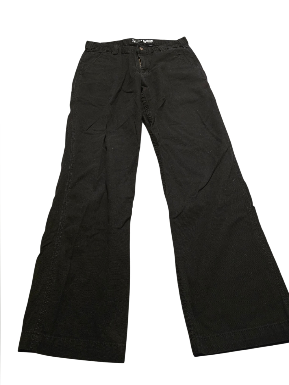 Carhartt Mens 31x32 Black Rugged Flex Relaxed Fit Canvas Work BN2291-M